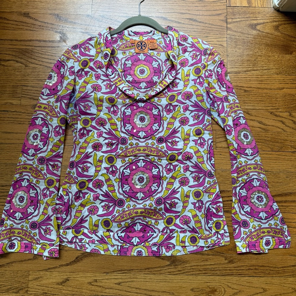 Tory Burch Vintage Floral Tunic